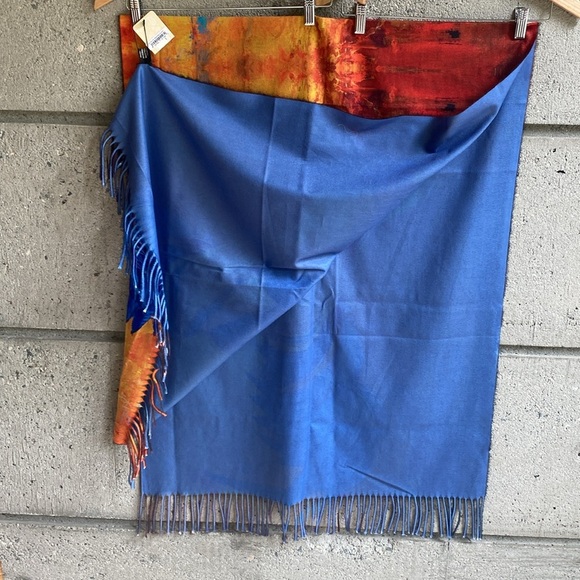 🤍 NWT Oil Painting Scarf - Picture 3 of 5